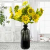 Dried Flowers 50cm long fall silk artificial DIY flowers branch for home wedding autumn decoration fake plastic sunflower