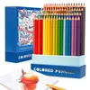 Crayons Arrtx 72126 Crayons de couleur Mines souples Haute résistance à la lumière Pigments riches Crayons de dessin pour colorier Esquisse 230614