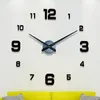 Zegary ścienne nowoczesne design duży zegar ścienny 3D DIY kwarcowe zegarki modowe zegarki akrylowe naklejki na salon wystrój domu horloge 230616