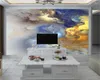 Wallpapers 3d Wallpaper For Living Room Colorful Clouds Romantic Landscape Decorative Silk Home