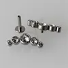 Labret Lip Piercing Jewelry G23 Ear Cartilage Helix Tragus Stud 16G Internally Threaded Body 230614