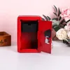 Storage Boxes Bins Mini Metal Safe Household Safe Box Creative Piggy Bank Key Safe Household safe Key Insurance Cabinet Desktop Decoration 230614