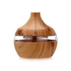 Humidifiers Wood Grain Essential Aromatherapy Diffuser USB Charging Home Air Humidifier Purify Soothing LED Night Light Mist