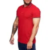 Polos Masculinos ZOGAA Fashion Masculino Polo Lapel Summer T-shirt Masculino Punho Color Blocking Tops Manga Curta S-2XL Business Casual Tshirt 230615