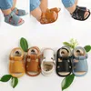 First Walkers Mode Sommer Baby Mädchen Jungen Sandalen geboren Kleinkind Schuhe Casual Weichen Boden Rutschfeste Atmungsaktive Pre Walker 230615