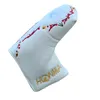 Groothandel Golf Headcover Hoge Kwaliteit HONMA Golf Putter HeadCover Zwarte Clubs Putter Head Cover Compatibel met alle Golfclubs Gratis Verzending