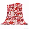 Blanket Red Love Heart Throw Blanket Valentine's Day Blanket Fleece Soft Lightweight Romantic Love Heart Shaped for Mom Girlfriend Gifts R230615
