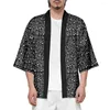 Etnisk kläder Casual Haori män kvinnor kofta skjortor mode japanska tryck traditionella kimono yukata överdimensionerade toppar