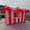 6.3mWx4.5mWx2.75mH Inflatable Ticket Booth Double Window Concession Stand Giant Tent For Zoo Or Other Events