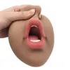 Sex toy massager New 3D Mouth Blowjob Male Masturbator Real Deep Throat Oral Cup With Tongue Tooth Artificial Vagina Adult Toy for Men