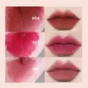 لامع الشفاه 1pc Glaze Pink Te Liquid Lipstick مقاومة للماء طويلة الأمد في المخملية العارية الحمر