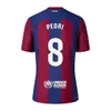 LEWANDOWSKI Soccer Jerseys 23 24 ANSU FATI S PEDRI GAVI R. ARAUJO FERRAN RAPHINHA 2023 2024 F. DE JONG BARCA Camisetas Football Shirt Men Kids Kit Equipment