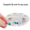 NY Piller Case Container 7 Grids Portable Weekly Pill Box Storage Case Mini Medicine Organizer Tablet Dispenser Spliters