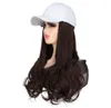 24-Inch Fashionable Duckbill Cap Wig Combo - Chic Pear Blossom Long Curly Hair - Variety of Styles for Your Unique Look - Elevate Your Style Today