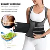 Taille Ondersteuning Vrouwen Trainer Vest Rits Corset Body Shaper Tank Top Voor Workout Gordel Zandloper Vorm Ideaal Dans Huishoudelijk Yoga