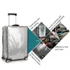 Storage Bags 1pcs PVC Transparent Luggage Protector Cover Waterproof Suitcase Foldable Home Outdoor Travel Accessories