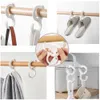 New Free Punching S-Shaped Hook Door Hanger Wall Mounted Storage Hanger Small Hook Heavy Load Rack For Kitchen Bathroom Home Storage