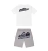 T-shirts pour hommes 23ss Édition limitée Trapstar t-shirt Short à manches courtes Shooter Suit London Street Fashion Cotton Comfort Tidal flow design 668ess