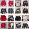 Shorts de basquete da equipe 2023 Just Don Wear Calça esportiva com bolso com zíper Hip Pop Azul Branco Preto Roxo Verde Vermelho Homem Costurado Tamanho S-XXL