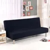 Fundas para sillas de color sólido funda plegable para sofá cama fundas para sofá spandex material elástico funda de asiento doble fundas para sala de estar 230614