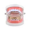 Schermo per anelli hip hop denti denti denti cabine per cadute di fondo per il cosplay gioielli 230614