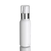 100ml Empty White Plastic Atomizer Spray Bottle Lotion Pump Bottle Travel Size Cosmetic Container for Perfume Essential Oil Skin Toners Cnma