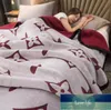 Couverture supérieure en gros en gros de la fourrure épaissie Tissure de fourrure double flanelle à double flanelle couverture de couverture de lit de lit Raschel Couvertures de couverture de canapé Raschel