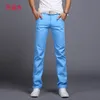 Мужские брюки весенняя осень повседневные мужчины хлопковые тонкие брюки модные брюки мужской бренд 8 цветов плюс размер 2838 230614