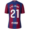 Novo 23 24 Lewandowski Gavi Soccer Jerseys Pedri Rosalia Ansu Fati de Futbol 2023 2024 Camisetas Raphinha Camisa de futebol masculino Homens de barca kit Kit Kids Uniforme