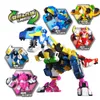 Blind Box Mini Force Transformation Robot Model Miniforce 2 Super Tyraking 5-Intergration Tyranno T-Rex Deformation Toys for Boy Gift 230614