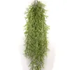 Garden Decorations Artificial Plants Fake Flocked White Antlers Leaf Long Flower Vine Wall Hanging Rattan Grass For Home Wedding Decoration 230614