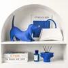 Obiekty dekoracyjne figurki Klein Blue Ceramics Statues and Sculptures Creative Home Dekoration