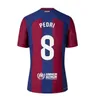 Кароль G Fans Player 23 24 Lewandowski Soccer Jersey Gavi Camiseta de Futbol Pedri Ferran 2023 2024 FC Ansu Fati Raphinh