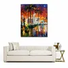 Contemporary Canvas Wall Art Las Vegas Handcrafted Landscape Painting New House Decor