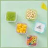New 1Pcs Food-grade Sealed Fresh-keeping Box Kitchen Storage Box Moisture-Proof Food Storage Container Small Plastic Containers