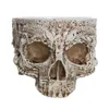 Dekorativa föremål Figurer Nordiska harts Flower Pots Skull Succulents Planters Cactus Flower Pot Decorative Planters For Plants Home Desktop Decorative 230614