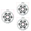 Cykelbromsar 2 st Bucklos Bicycle Brake Rotors 160/180/203mm MTB Disc Brakes Rotor Road Mountain Bike Brake Rotor Floating Rotors Bike Part 230614