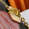 M47353 Nuova borsa a tracolla di design in tela di zucca borsa per il trucco borsa a catena in oro di alta qualità moda mini borsa da donna pochette cosmetica