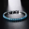 Luxury Cubic Zirconia Tennis Bracelet Hot Sale Micro-zircon Bracelet Chain Womens Crystal