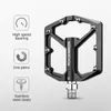 Fietspedalen ROCKBROS MTB Wielrennen Ultralight Pedaal Bike Bicycle Sealed DU Bearing Pedals Aluminum Alloy CRMO Non-slip Cleat Bike Part Pedals 230614