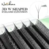 Makeup Tools NATUHANA 5CasesLot W Vorm Wimper Extension 3D Premade Volume Fan Wimpers Stijl Faux Mink Natuurlijke 230614