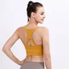 Tenue de yoga Soutien-gorge de sport Femme - Preuve Anti-relâchement Beau dos Gilet Seins appariés Soutien fort Entraînement Fitness