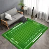 Carpete 3D Campo de Futebol Grande para Quarto Sala de Estar Decoração de Casa Tapete de Entrada Tapete para Crianças Piso Macio 230615