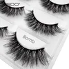 Инструменты макияжа ysdo 5 пары ресниц Mink Strip Lashes драматический натуральный 3D -макияж False Cilios Maquiagem 230614