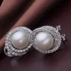 Ear Cuff Casamento Clipe Natural Brincos de Pérola Para Mulheres Branco Grande Prata 925 Brinco de Pérola Jóias Brincos Pendientes Presente de Aniversário 230614