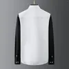 القمصان غير الرسمية للرجال 2023 الرجال الكلاسيكي نيل بارثوندولت قميص القطن القطن جودة عالية جيب الأكمام قصيرة S 3XL #A609