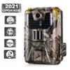 Jaktkameror 36MP 2,7K Trail Camera 940Nm Low Glow Infrared Night Vision Po Trap Hunting Cameras Wireless Cam HC900A Wildlife Surveillance 230614