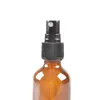 Amber Glass Bottle Bottles with Black Fine Mist Pump Sprayer Designed for Essential Oils Perfumes Cleaning Products Aromatherapy Bottle Kjng