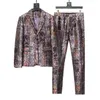 2023 Listka Męki męskie Blazery bawełniany lniany mody projektant kurtki biznesowe swobodne szczupłe dopasowanie garnituru Blazer Men Style