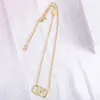 Gouden Hanger Ketting Luxe Armbanden Ontwerper Voor Vrouwen Klassieke Letters Dames Ketting Sieraden Mode Armbanden Kettingen Set Sieraden